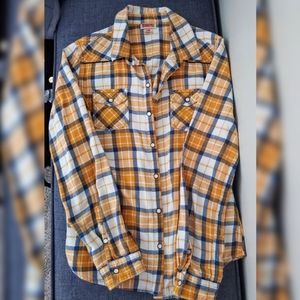 Yellow Plaid Flannel